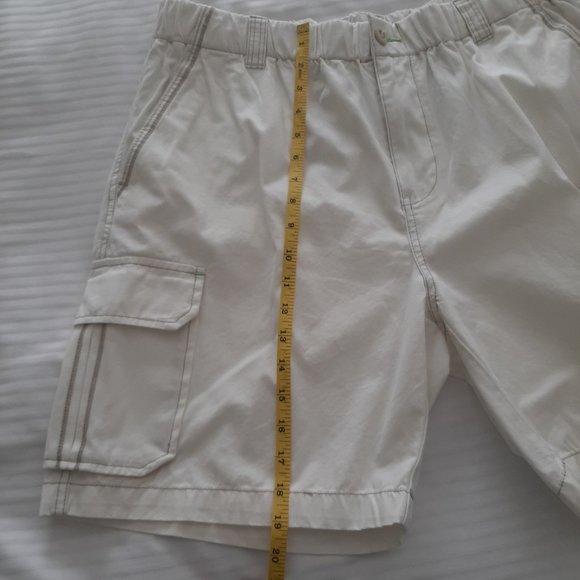 Tommy Bahama Men's Relaxed Cargo Shorts, Size LG, Off White, - Picture 6 of 11